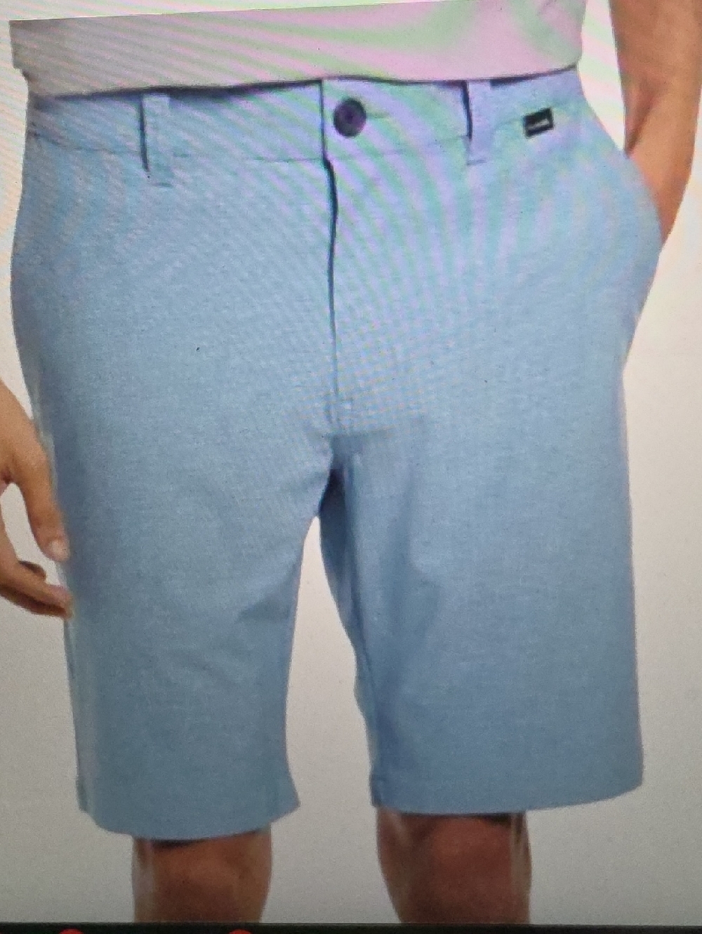 TRAVIS MATHEW Sand Harbor Shorts Heather Blue Size 42